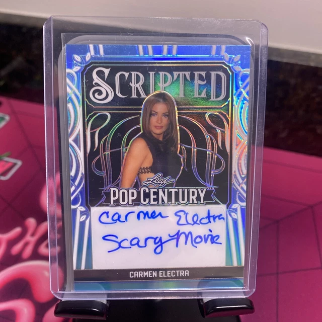 2024 LEAF POP Century /20 CARMEN ELECTRA inscrit « film d'horreur