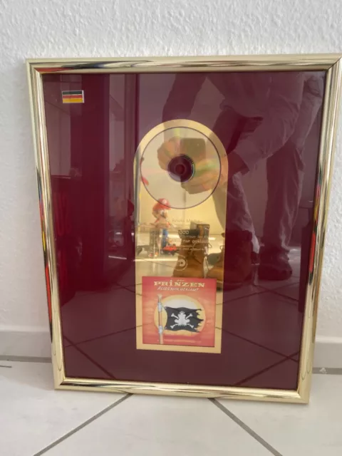 Original Goldene Schallplatte Award Die Prinzen „Alles nur geklaut“