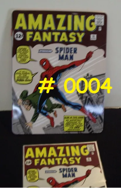 Amazing Fantasy #15. 1Oz. Pure Silver Foil 1St App Comic Cover.. #0004 Of 1000.