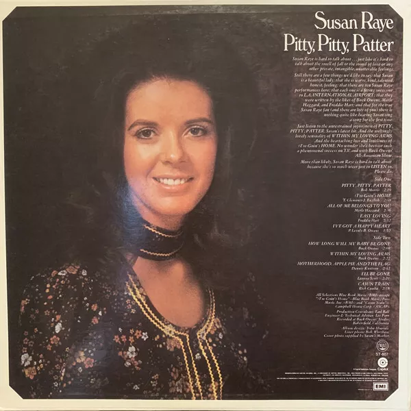 Susan  Raye ‎– Pitty, Pitty, Patter NEW SEALED  LP 2