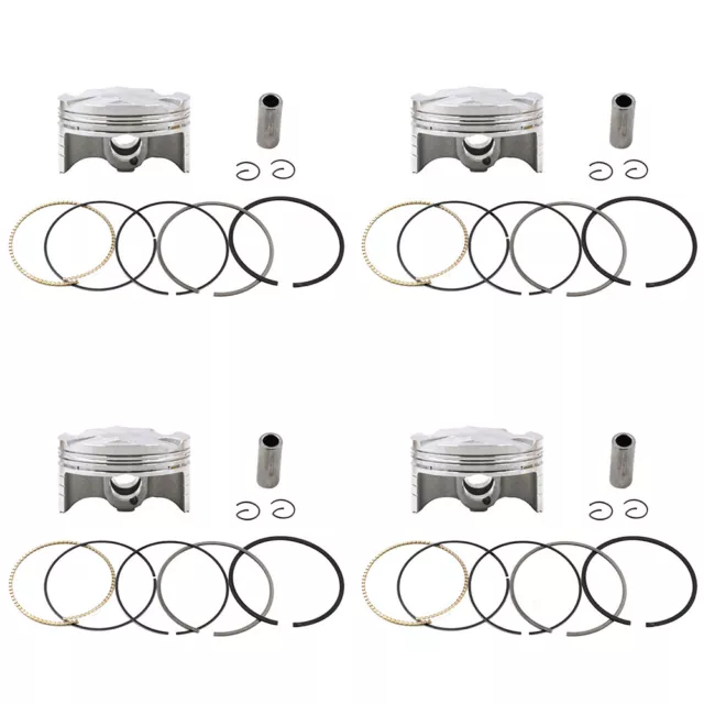 4X Piston Rings Pin Clips Kit 67.25mm for Yamaha YZF R6 2008-2017 13S-11631-00