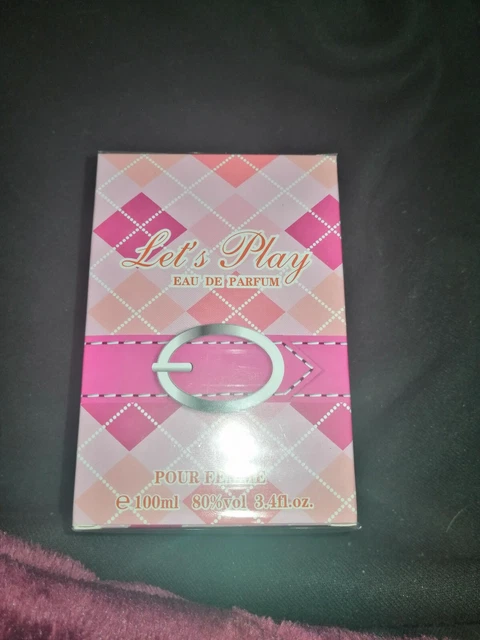 LET'S PLAY POUR Femme Eau De Perfume 100ml For Female Ladies