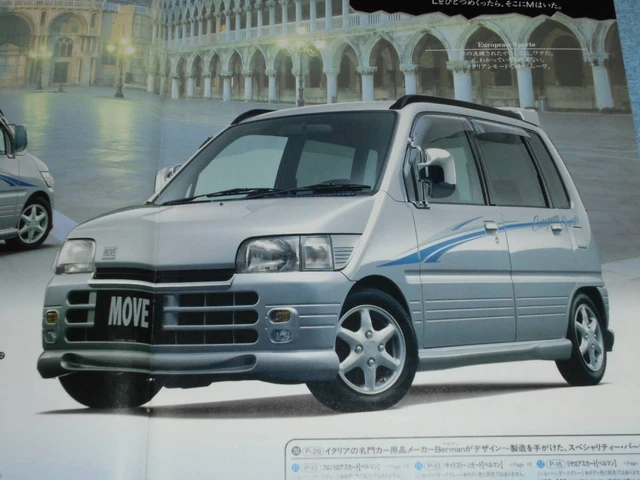 1997 L600 Daihatsu Move Parts Catalog Aluminum Foil Spoiler California Mirror Ae