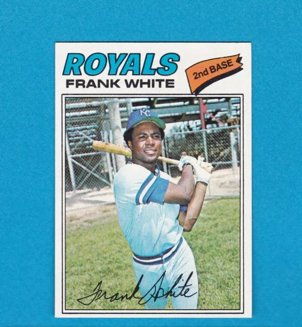 1977 Topps Baseball Set Break 117 Frank White Royals Nm/Mt