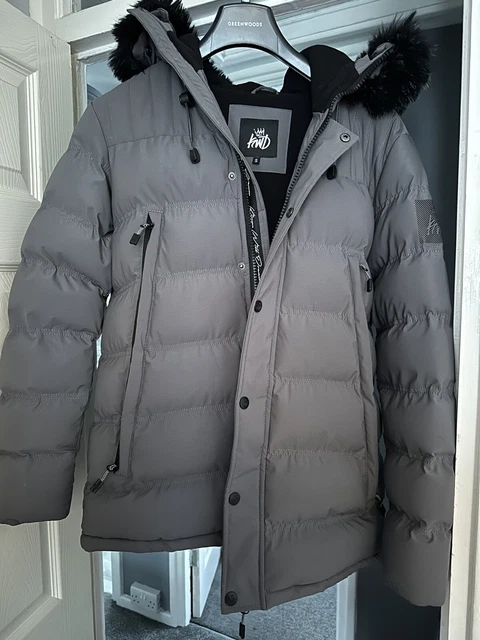 KWD KINGS WILL Dream Coat Black. Puffer Jacket. Good Used