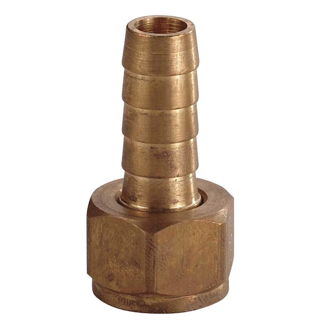 GRAINGER APPROVED 6AFR1 Barbed Hose Fitting,Hose ID 1/2",NPSM