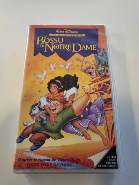 Cassette vintage VHS Grand Clasique Disney Le Bossu de Notre-Dame FR