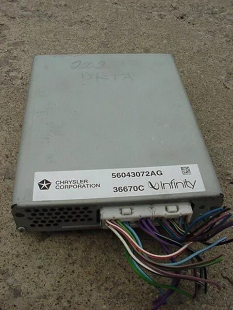 03-04 Dodge Dakota Durango Infinity Audio Sound System Amplifier AMP 56043072AG