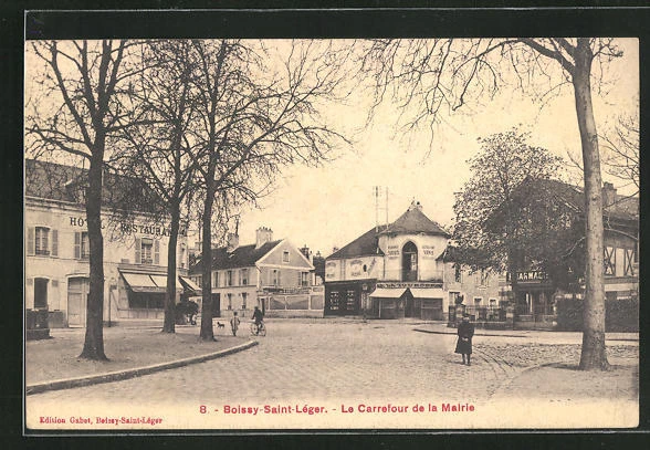 CPA Boissy-Saint-Lèger, Le Carrefour de la Mairie