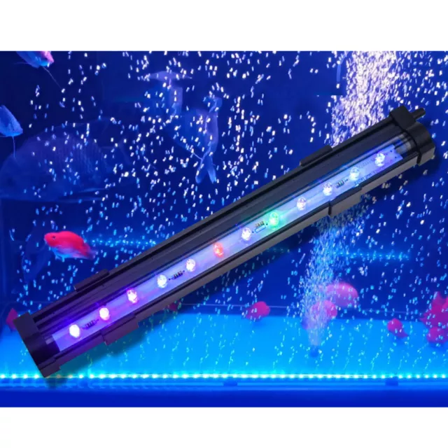 Aquarium télécommande couleur changeante bulle lampe LED lampe de plongée Fish