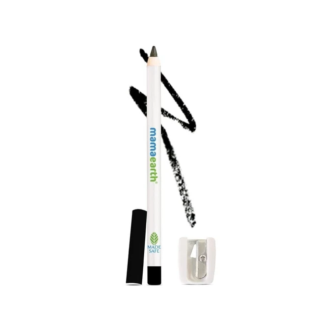 Matita Mamaearth Long Stay Kohl Kajal Impermeabile con olio di ricino e camomilla