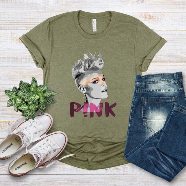 P!NK PINK SINGER Summer Carnival 2025 Tour TShirt, Trust fall Album