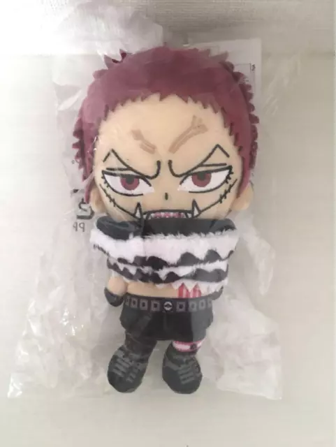 ONE PIECE Charlotte KATAKURI Chibi Plush Toy Doll 14cm BANDAI Japan