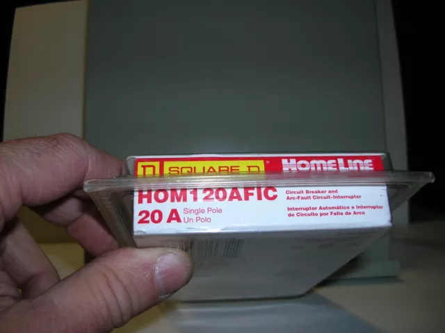 Disjoncteur SQUARE D HOMELINE 20A ARC interrupteur de circuit de défaut HOM120AFIC 3