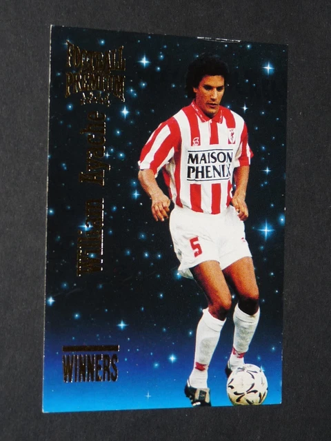 JOHAN MICOUD, AS CANNES, RARE 1994 FOOTBALL ROOKIE CARD ONZE MONDIAL (JT29