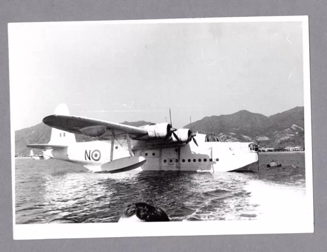 Short Sunderland Flying Boat Original Press Photo Raf Ww2 4