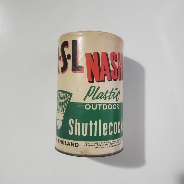 Vintage RSL Nash Plastic Outdoor Shuttlecocks London England