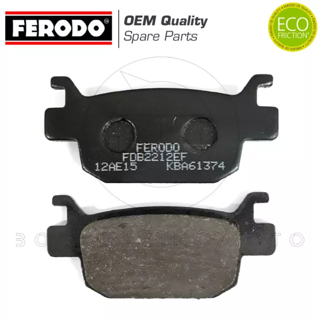 Kit Pastiglie Freno Posteriore Ferodo Fdb2212 Honda Forza 250 2005-2009