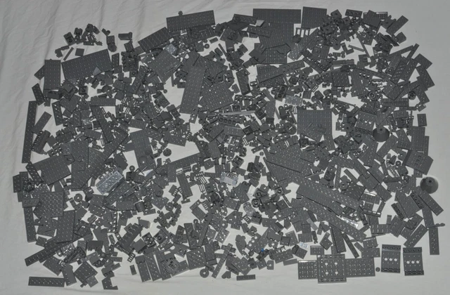 Bulk grey lego best sale bricks