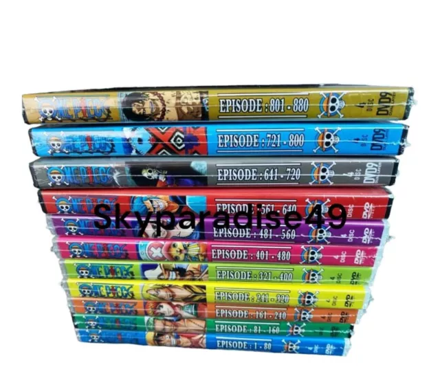 ONE PIECE (BOX 1, EPISODES 1-330) - ANIME TV SERIES DVD (ENG DUB) SHIP  FROM UK