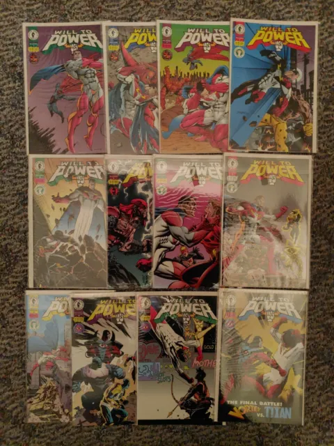 Will to Power #1-12 COMPLETE SERIES 1994 DARK HORSE COMICS