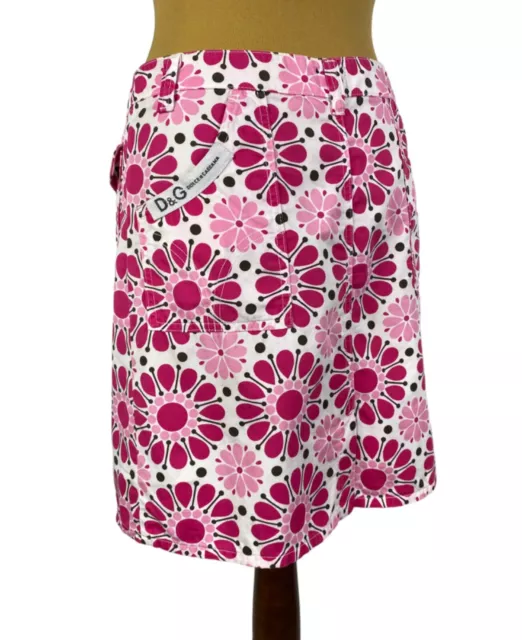 dolce & gabbana vintage women skirt floral printed