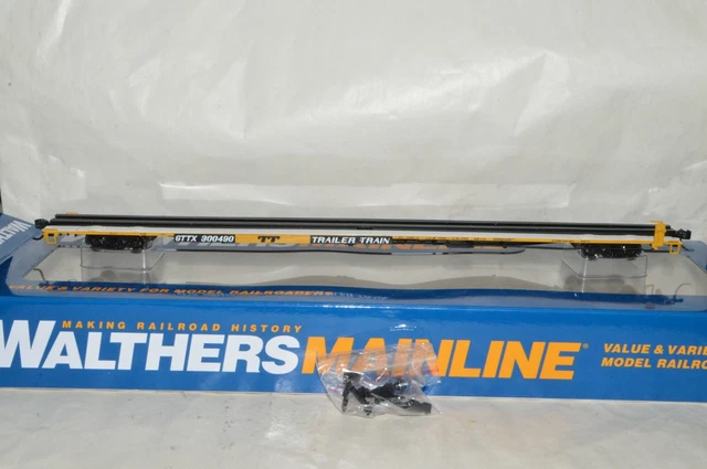 ECHELLE HO WALTHERS Remorque Train Ttx 25.9m Plat Voiture Gttx ...