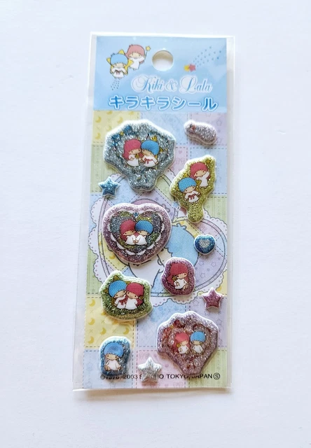 Vtg Sanrio Puffy Stickers NIP Little Twin Stars 2003 Kiki Lala Kikirara glitter Vtg Sanrio Puffy Stickers NIP Little Twin Stars 2003 Kiki Lala Kikirara glitter