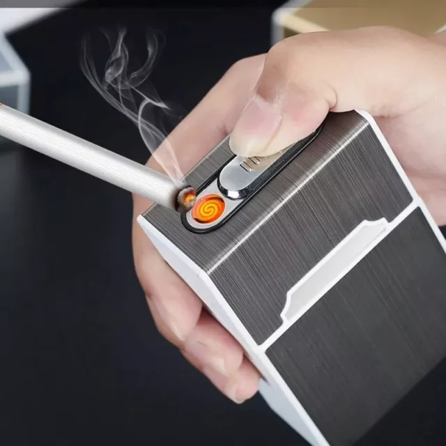 Zigarettenetui mit leichter tragbarer Zigarettenschachtel für 20 Stück normale