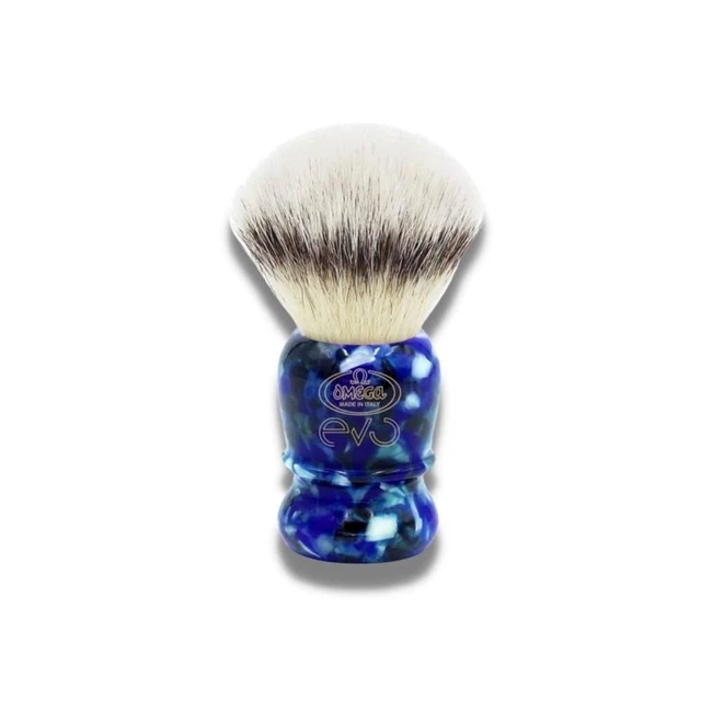 OMEGA Pennello da Barba  Evo 2.0 Sintetico Blue - 8001673994117