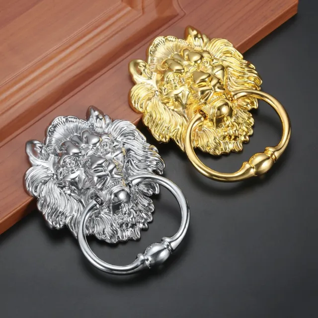 1X Lion Head Pull Handle Chinese Style for Drawer Cabinet Interior Door Hardware