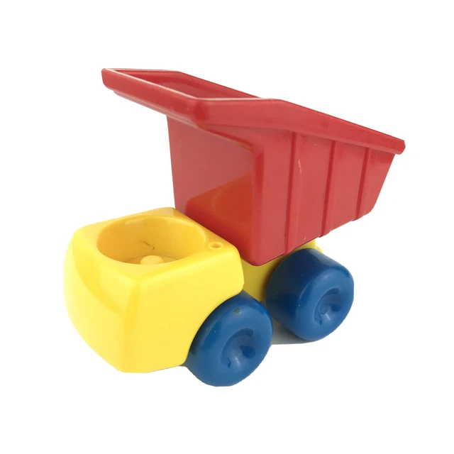 VINTAGE LITTLE TIKES Toddle Tots Red Yellow Construction Dump Truck