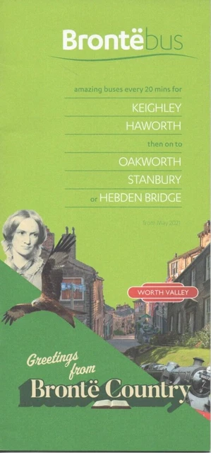Transdev Bus Timetable TRANSDEV BUS TIMETABLE - Brontebus - Keighley-Haworth - May 2021 £4.00 ...
