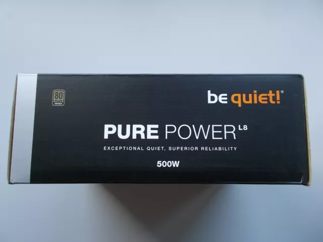 Be Quiet BN223 Pure Power L8-500W 80 PLUS Bronze ATX Netzteil NEU 3