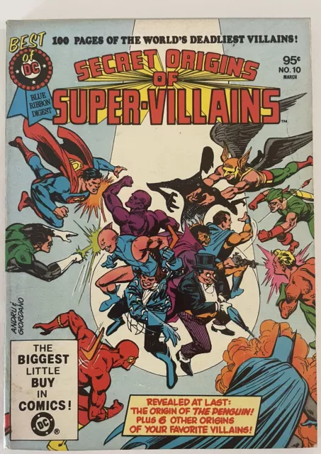 Best of DC Blue Ribbon Special #10 (1980) Secret Origins of Super-Villains VG/FN
