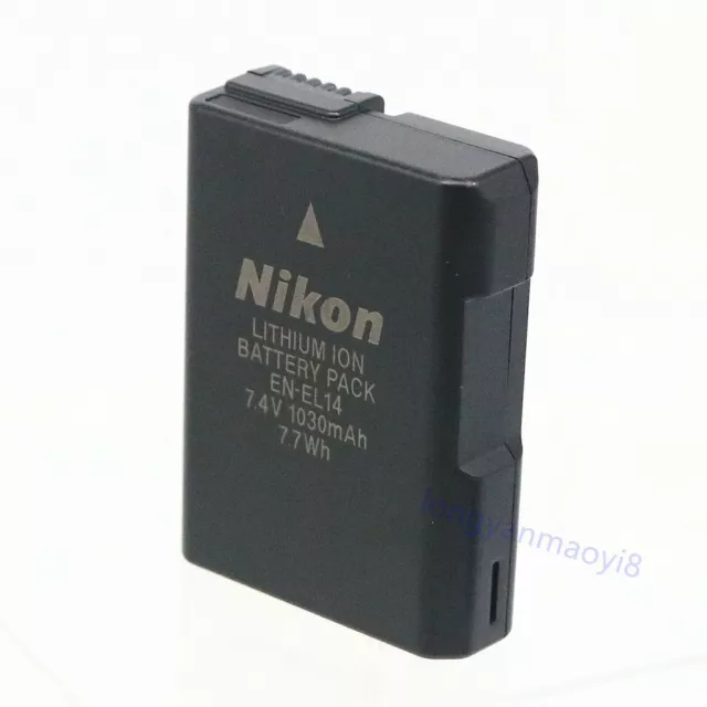 2 x Genuine Nikon EN-EL14 Battery For Nikon D5500 D5600 D5300 D5200 D5100 3