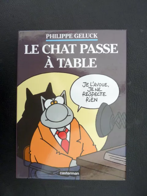 GELUCK coffret Le Chat 19 passe à table