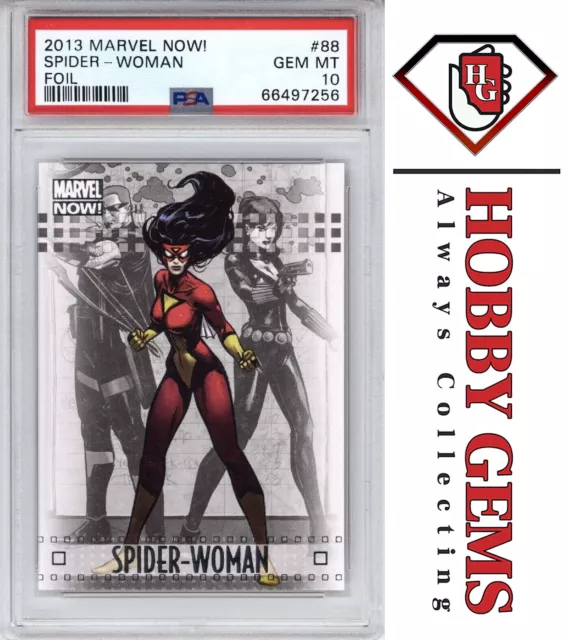 SPIDER-WOMAN PSA 10 2013 Upper Deck Marvel NOW! Foil #88