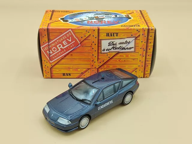 1/43 Alpine Renault V6 Turbo Gendarmerie Bleu 1986 Norev