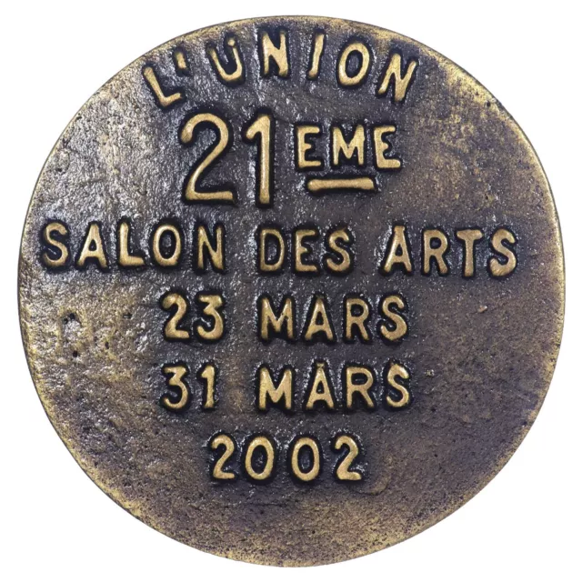 Francia Medaglia 2002 città di Union 21ème Soggiorno Degli Arti - Bronzo 2