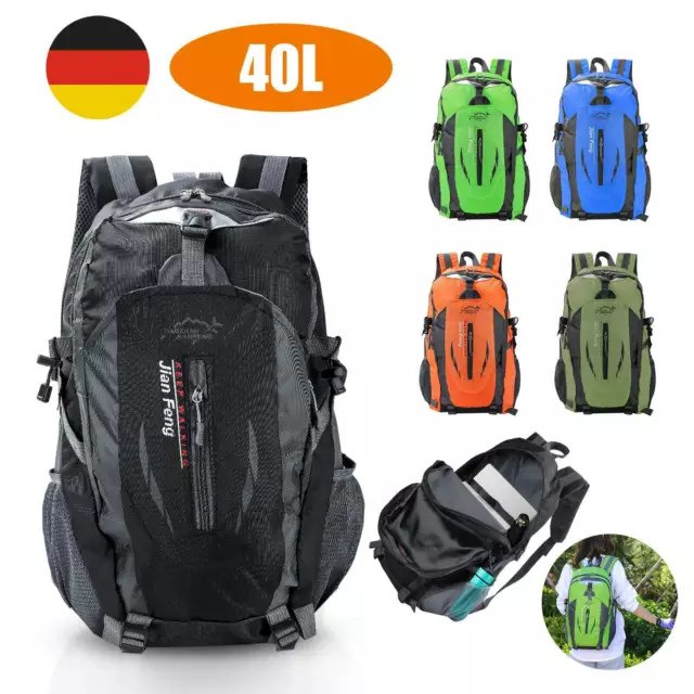 40L Rucksack Trekking Reisen Wanderrucksack Wasserdicht Outdoor Sport Backpack