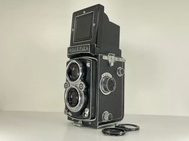 [ EXC+ 4 pour CET Âge ] Rolleiflex 3.5A 6x6 Tlr Appareil Photo Tessar 75mm F/3.5