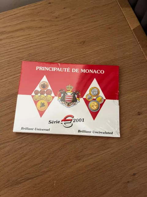 Coffret BU Série euros Monaco 2001 neuf scellée