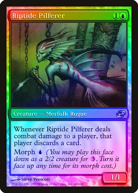 Riptide Pilferer 1x FOIL PLC MTG Planar Chaos Uncommon MINT blue Riptide Pilferer 1x FOIL PLC MTG Planar Chaos Uncommon MINT blue