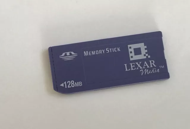 Lexar PRO Memory Stick 128mb Older Cybershot Cameras DSC H5 H50 H55 H7 H9 Etc