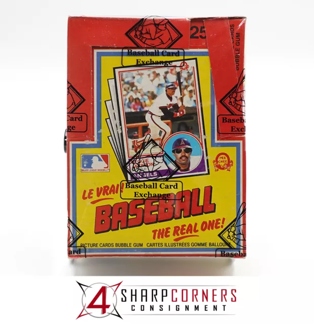 1983 O-Pee-Chee Baseball Unopened Wax Box Bbce Authentic