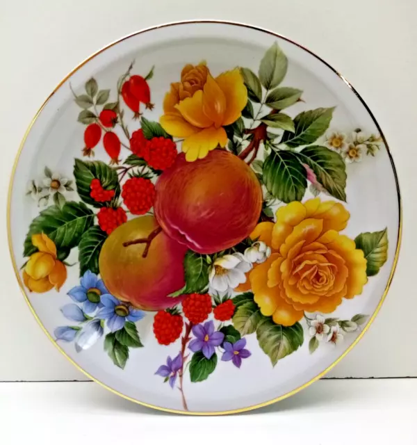 Fenton Vitrified Porcelain Decorated by Fenton China Large Plate