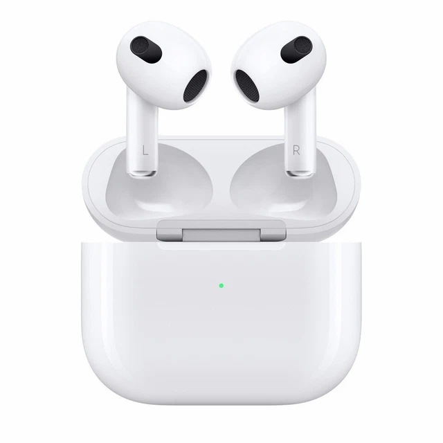 Apple Airpods (3Rd Generation) Bluetooth Wireless Earbuds Charging Case - White