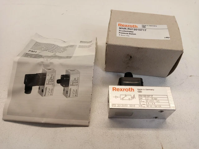 Bosch Rexroth R412010630 Druckschalter Pm1 M3 G014 0 Türkiye Bosch Rexroth R412010630 Druckschalter Pm1 M3 G014 0 Türkiye