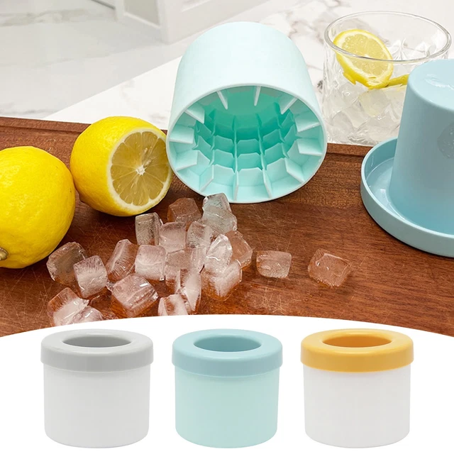 Fabricante simple de silicona naranja moldeada sin olor con 60 cubitos de hielo